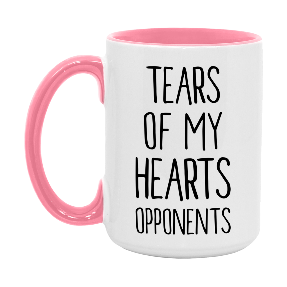 Funny Hearts Mug – “Tears Of My Hearts Opponents” – 11Oz Or 15Oz Coffee Cup