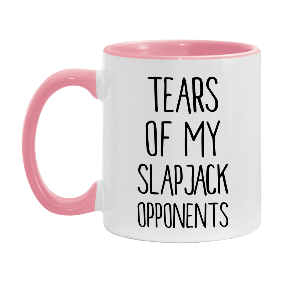 Funny Slapjack Mug – “Tears Of My Slapjack Opponents” – 11Oz Or 15Oz Coffee Cup