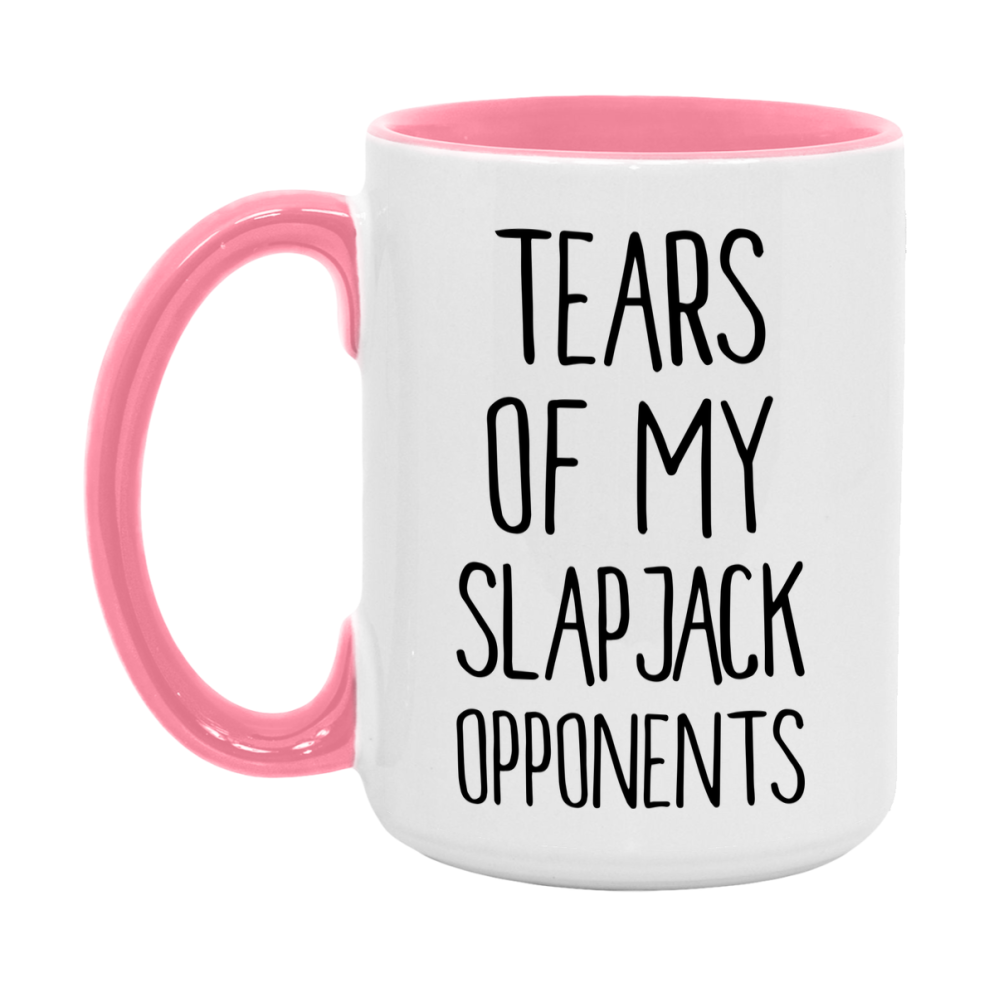 Funny Slapjack Mug – “Tears Of My Slapjack Opponents” – 11Oz Or 15Oz Coffee Cup