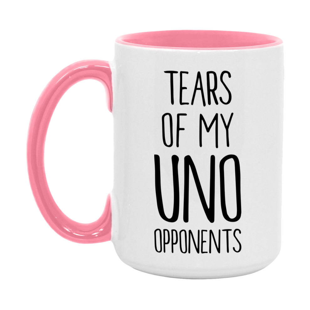 Funny Uno Mug – “Tears Of My Uno Opponents” – 11Oz Or 15Oz Coffee Cup