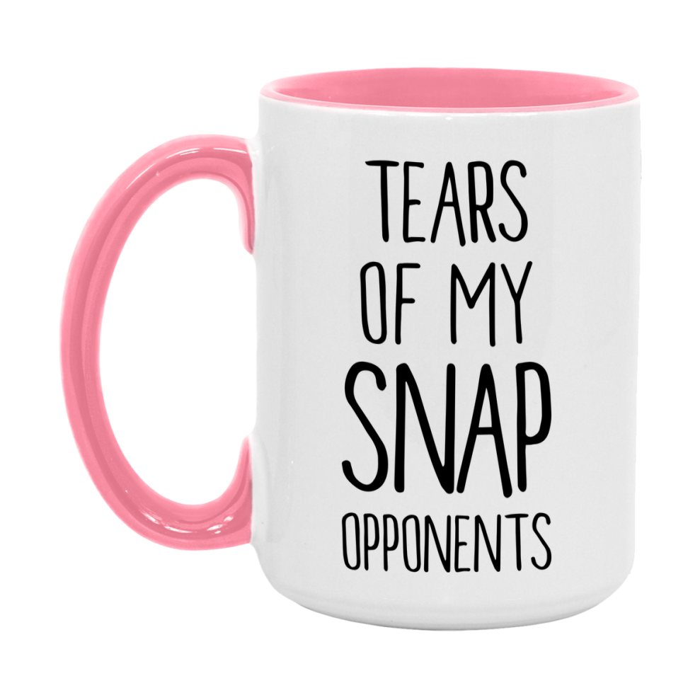 Funny Snap Mug – “Tears Of My Snap Opponents” – 11Oz Or 15Oz Coffee Cup