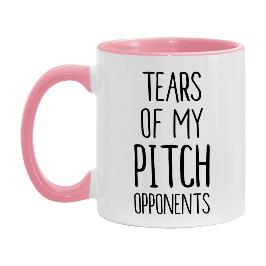 Funny Pitch Mug – “Tears Of My Pitch Opponents” – 11Oz Or 15Oz Coffee Cup