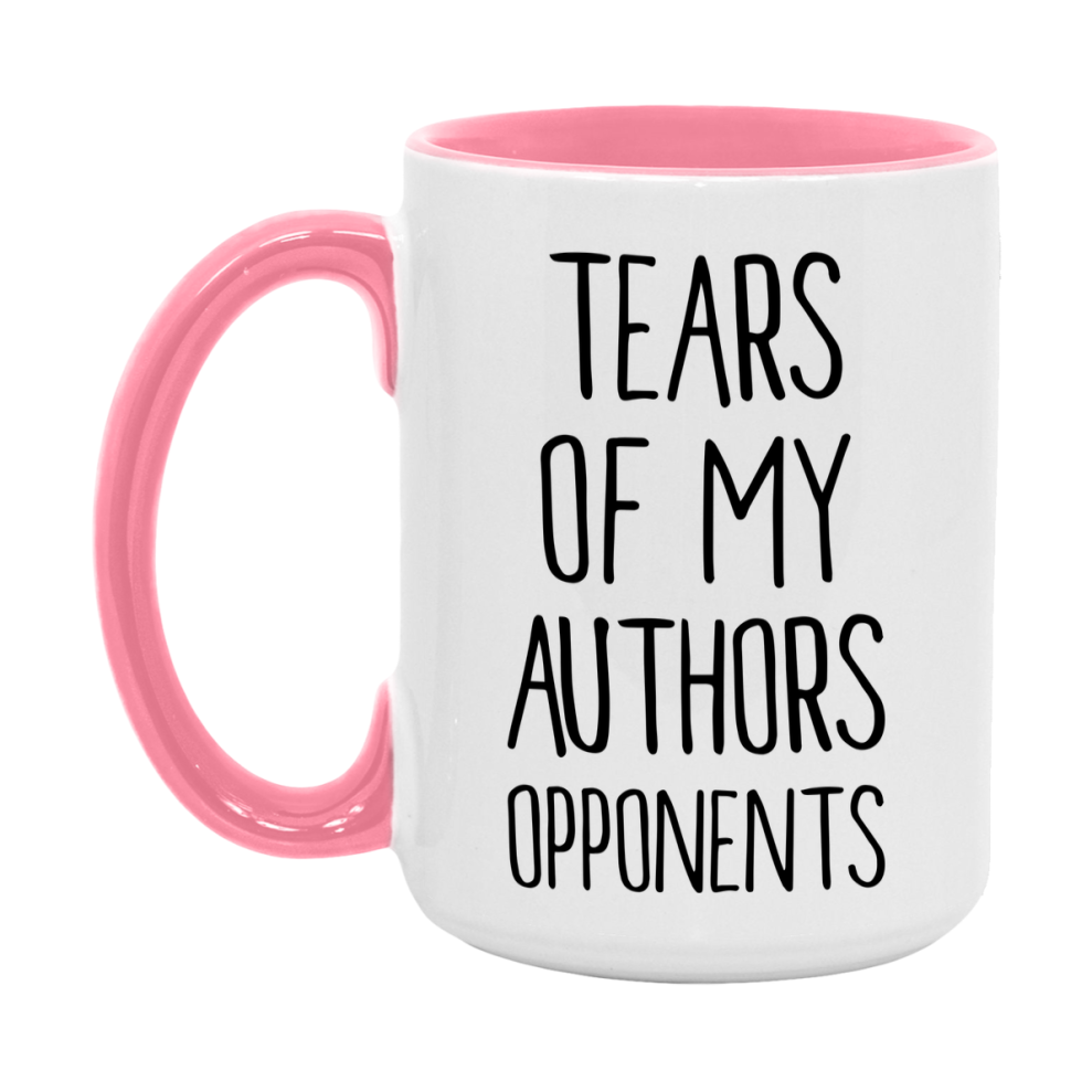 Funny Authors Mug – “Tears Of My Authors Opponents” – 11Oz Or 15Oz Coffee Cup