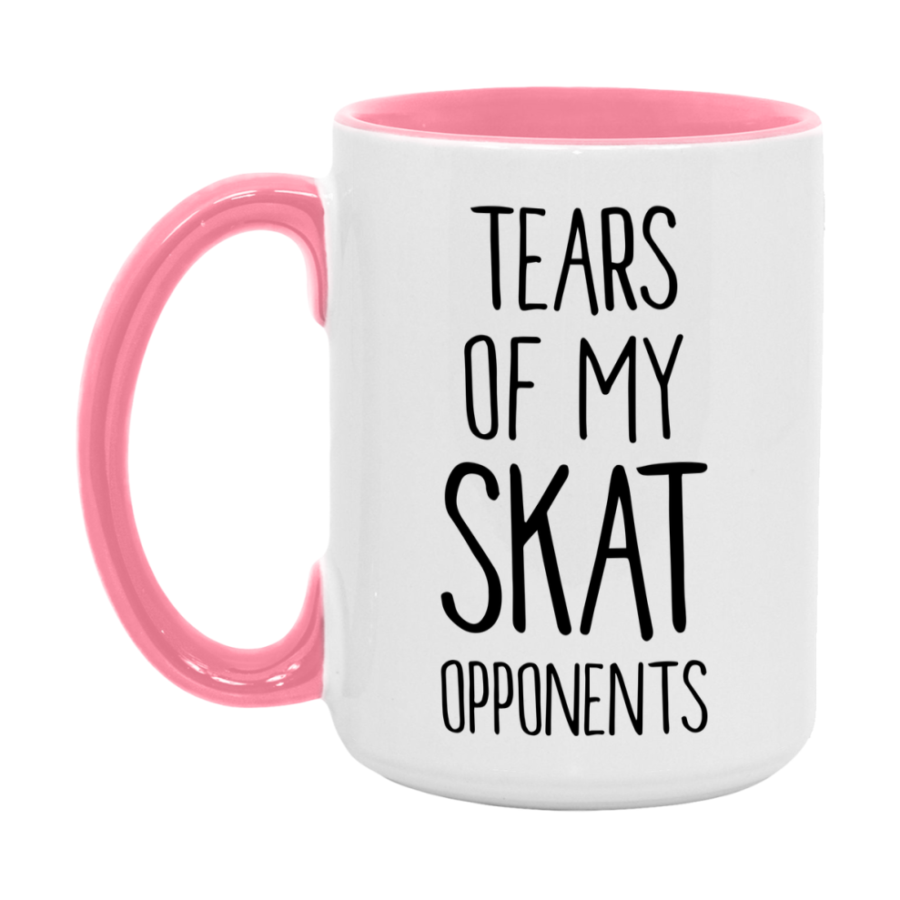 Funny Skat Mug – “Tears Of My Skat Opponents” – 11Oz Or 15Oz Coffee Cup