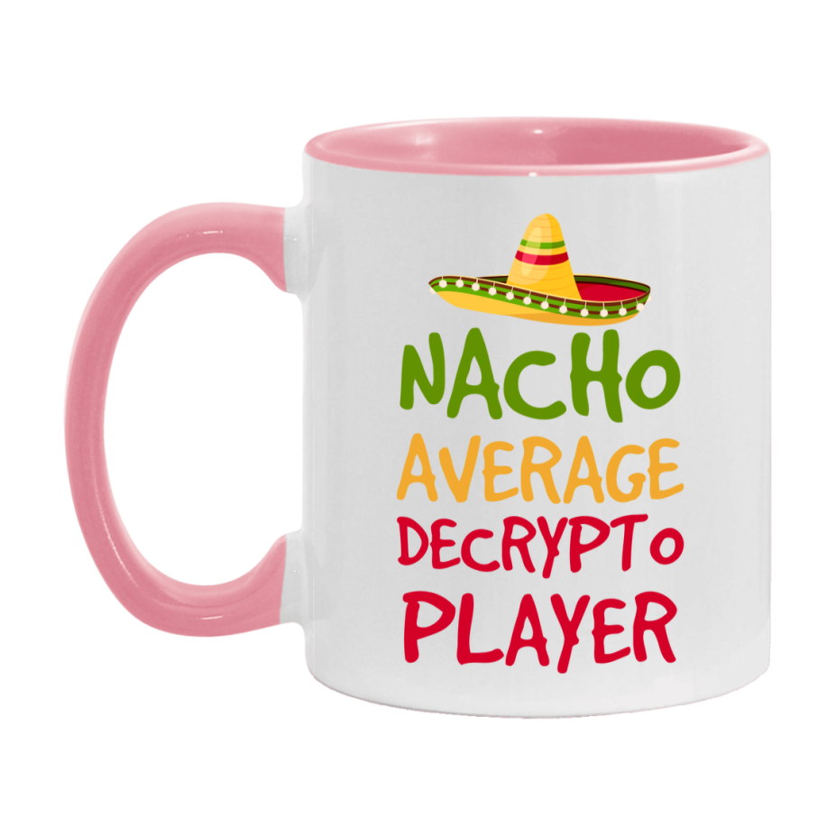Funny Nacho Average Decrypto Player Mug – 11Oz Or 15Oz White Ceramic Coffee Cup For Decrypto Players