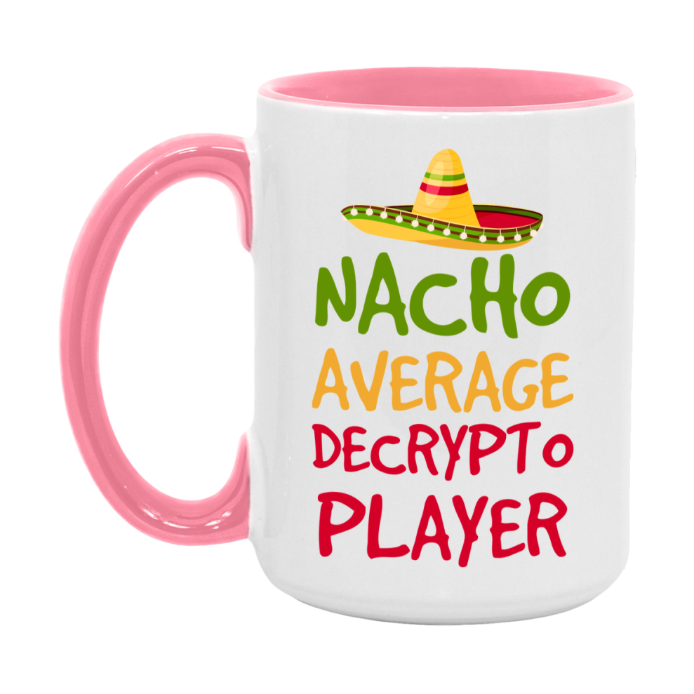 Funny Nacho Average Decrypto Player Mug – 11Oz Or 15Oz White Ceramic Coffee Cup For Decrypto Players