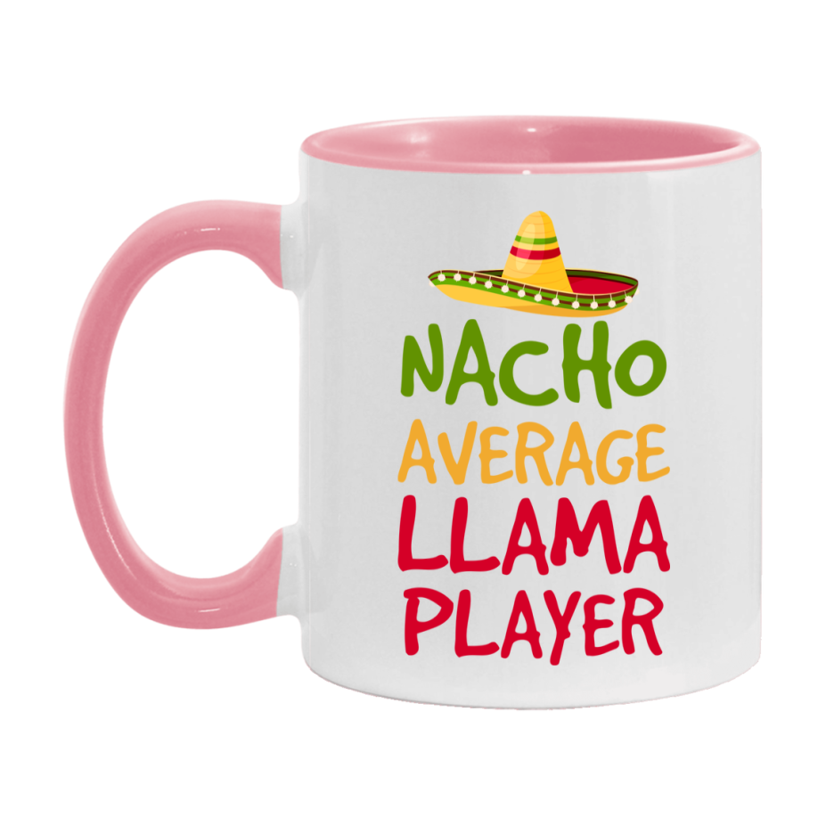 Funny Nacho Average Llama Player Mug – 11Oz Or 15Oz Ceramic Coffee Cup For Card Game Lovers