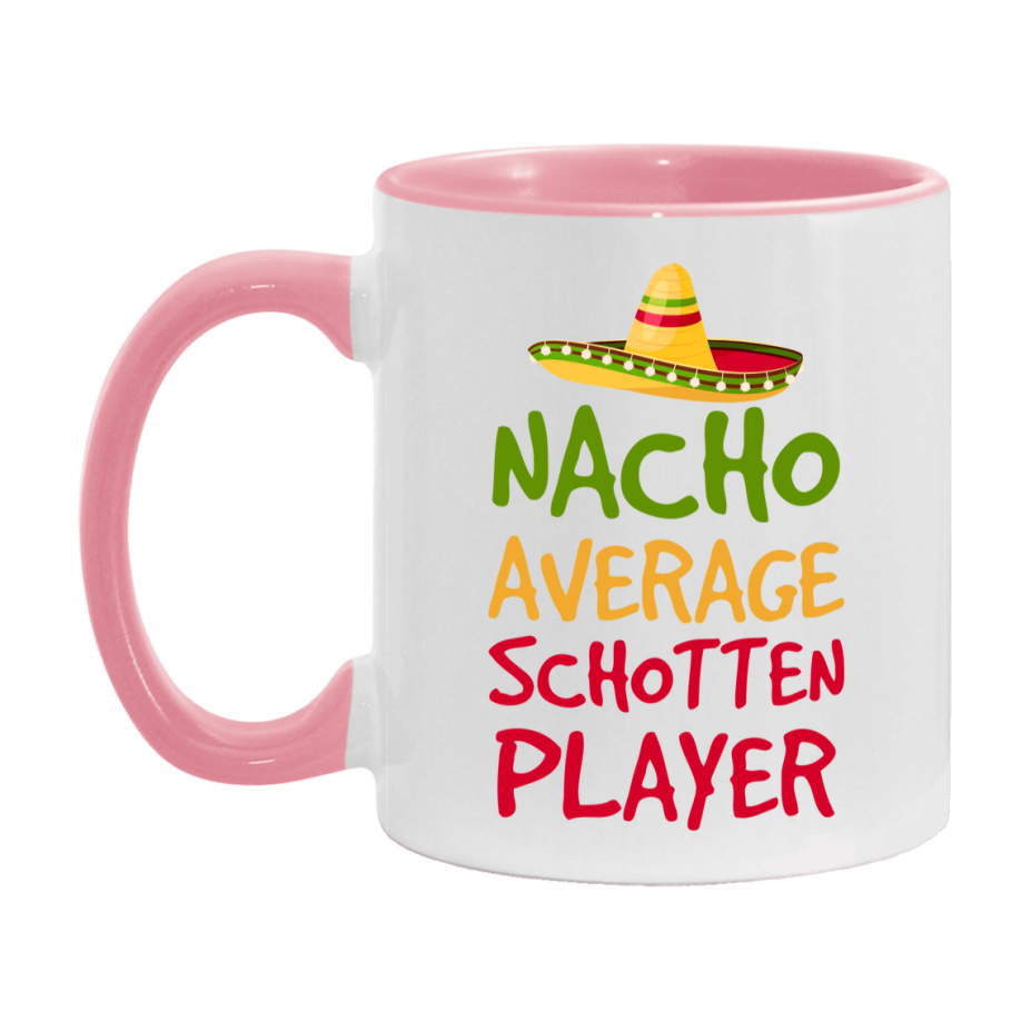 Funny Nacho Average Schotten Player Mug – 11Oz Or 15Oz Ceramic Coffee Cup For Card Game Lovers