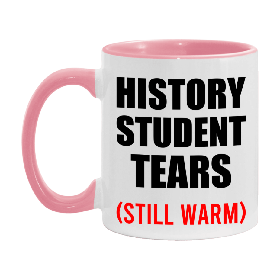 History Student Tears Mug, Funny Gift For History Teacher, 11Oz Or 15Oz White Ceramic Mug