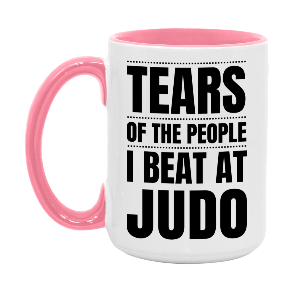 Funny Judo Mug - "Tears Of The People I Beat At Judo" - 11Oz Or 15Oz Ceramic Coffee Cup