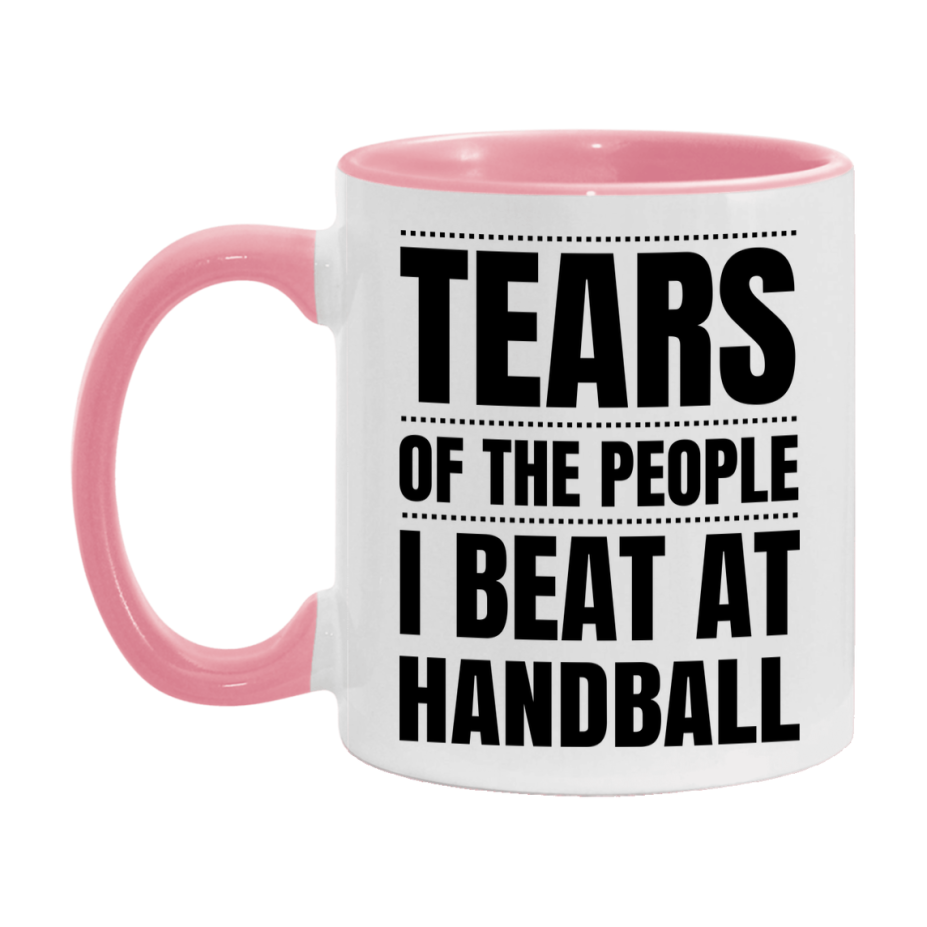 Funny Handball Mug - "Tears Of The People I Beat At Handball" - 11Oz Or 15Oz Ceramic Coffee Cup