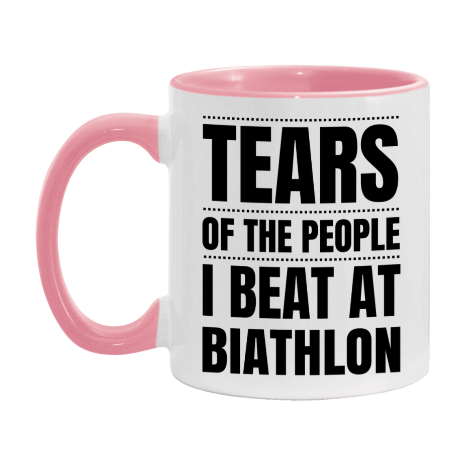 Funny Biathlon Mug - "Tears Of The People I Beat At Biathlon" - 11Oz Or 15Oz Ceramic Coffee Cup