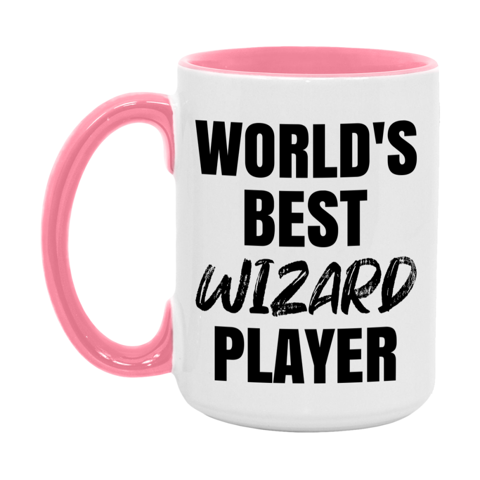 World's Best Wizard Player Mug, Funny Card Game Player Gift, 11Oz Or 15Oz White Ceramic Mug