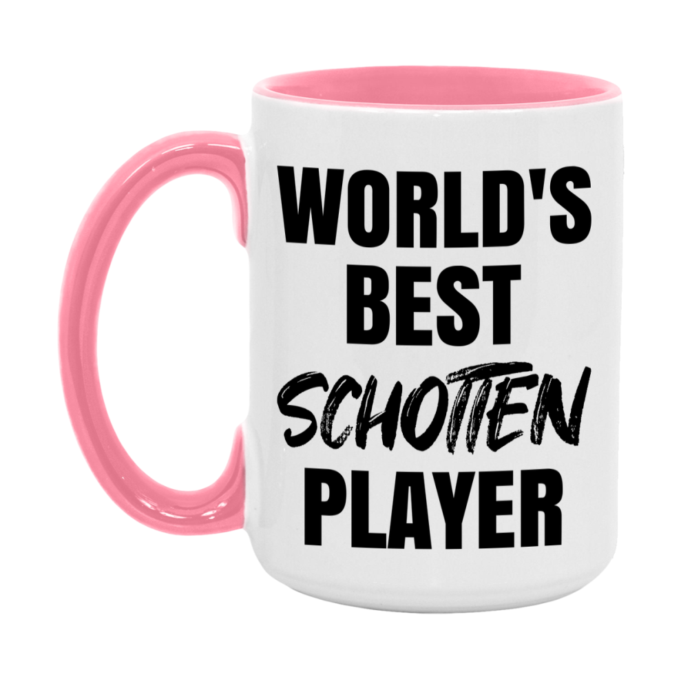 World's Best Schotten Player Mug, Funny Card Game Player Gift, 11Oz Or 15Oz White Ceramic Mug