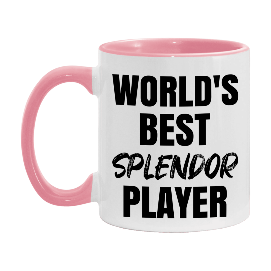 World's Best Splendor Player Mug, Funny Game Board Gift, 11Oz Or 15Oz White Ceramic Mug