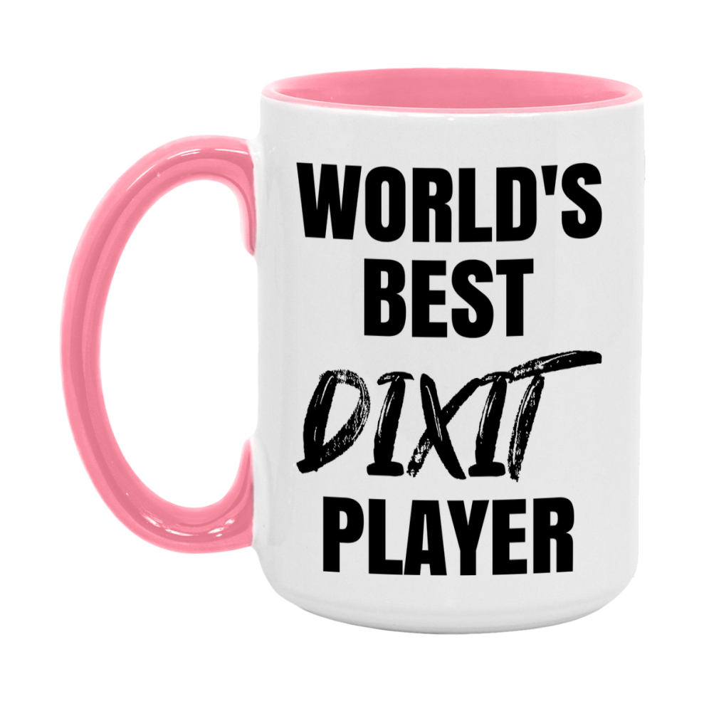 World's Best Dixit Player Mug, Funny Game Board Gift, 11Oz Or 15Oz White Ceramic Mug