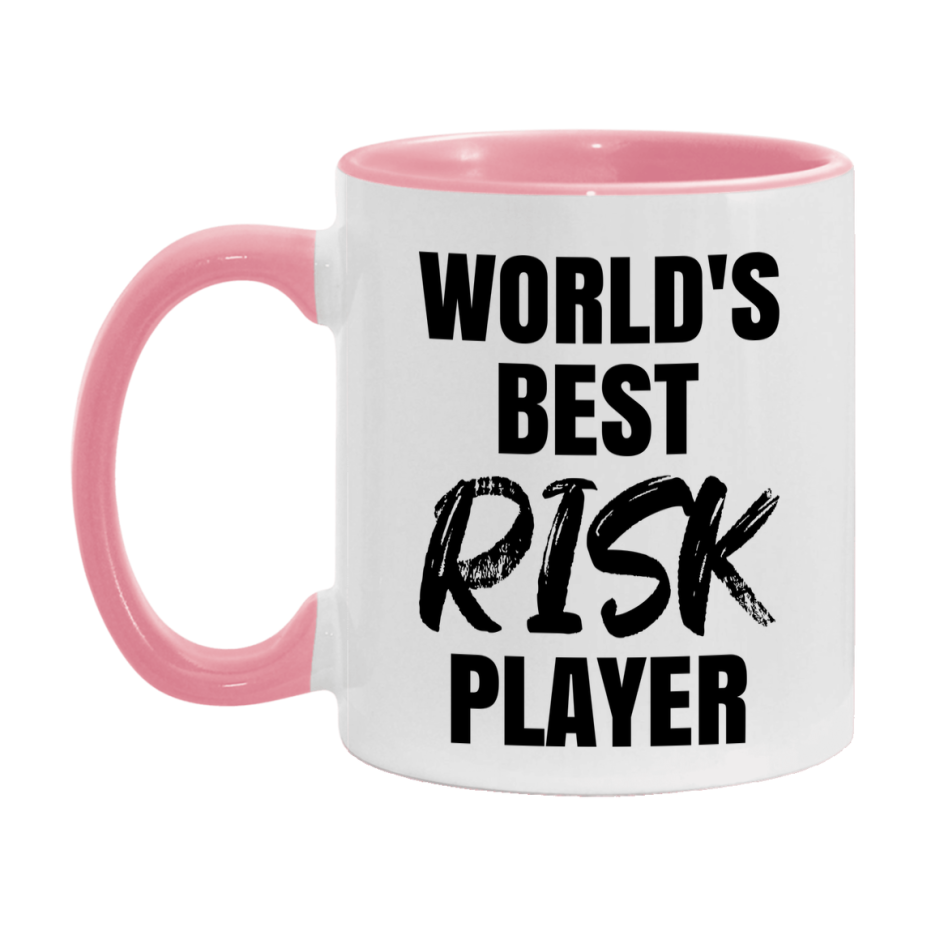 World's Best Risk Player Mug, Funny Game Board Gift, 11Oz Or 15Oz White Ceramic Mug