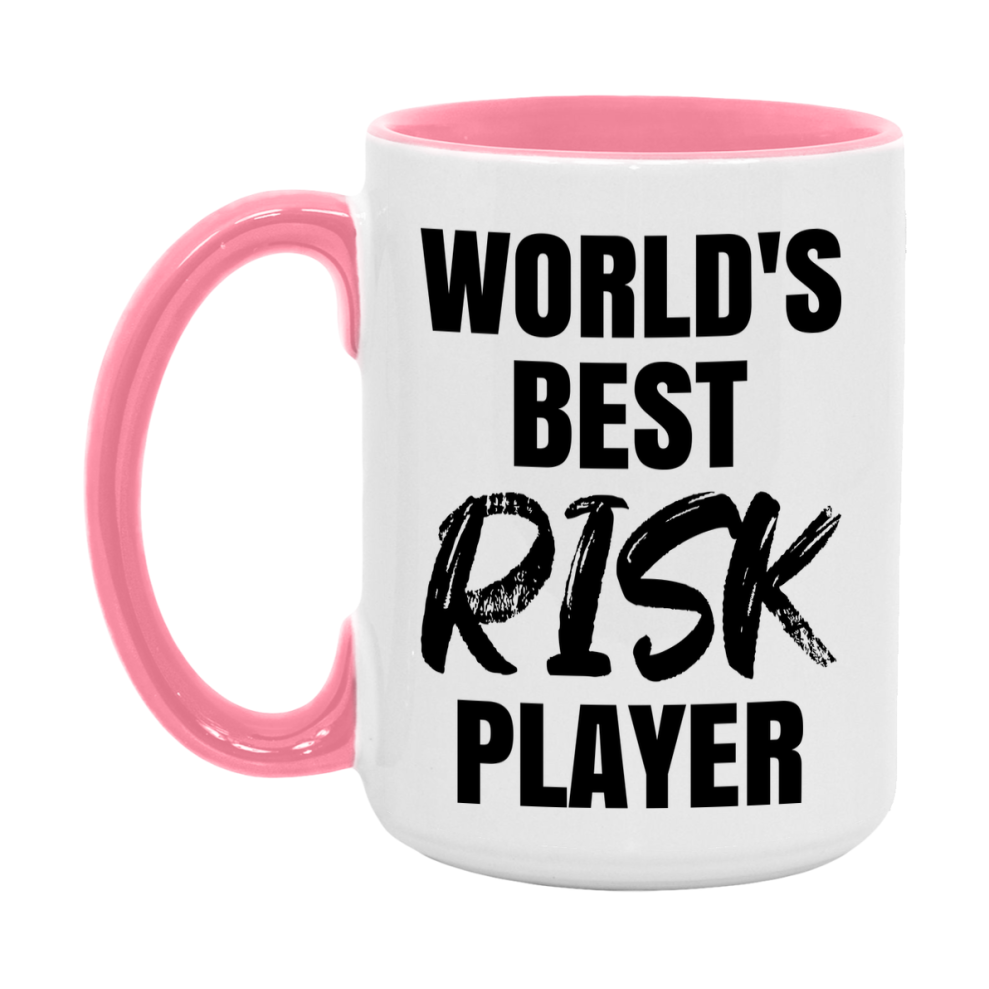 World's Best Risk Player Mug, Funny Game Board Gift, 11Oz Or 15Oz White Ceramic Mug