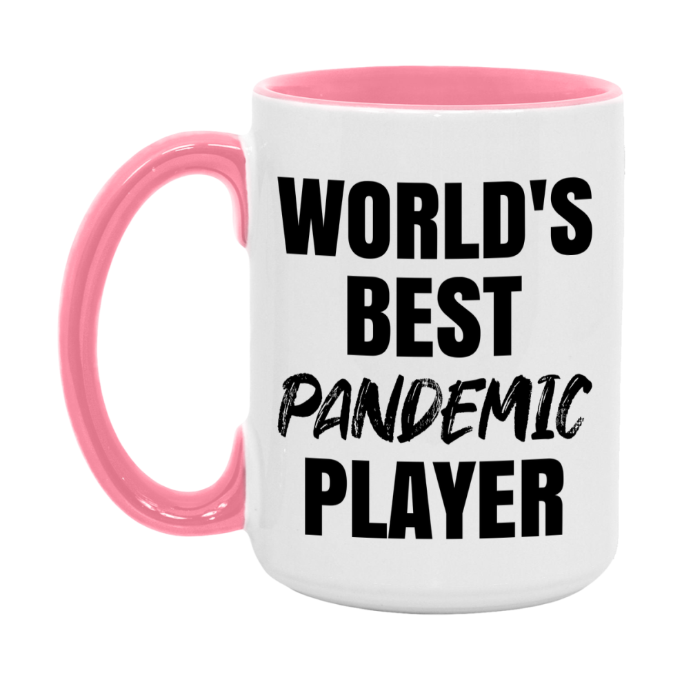 World's Best Pandemic Player Mug, Funny Game Board Gift, 11Oz Or 15Oz White Ceramic Mug