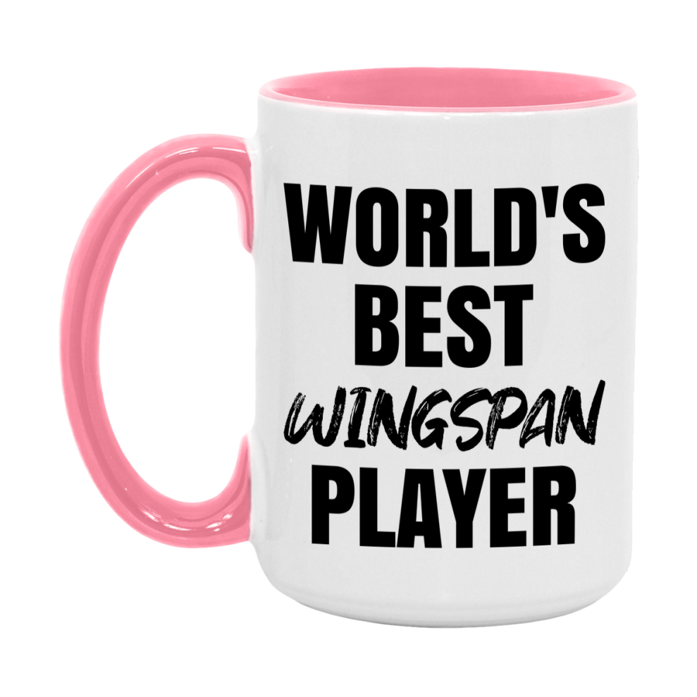 World's Best Wingspan Player Mug, Funny Game Board Gift, 11Oz Or 15Oz White Ceramic Mug