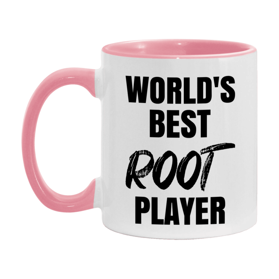 World's Best Root Player Mug, Funny Game Board Gift, 11Oz Or 15Oz White Ceramic Mug