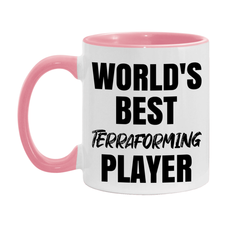 World's Best Terraforming Player Mug, Funny Game Board Gift, 11Oz Or 15Oz White Ceramic Mug