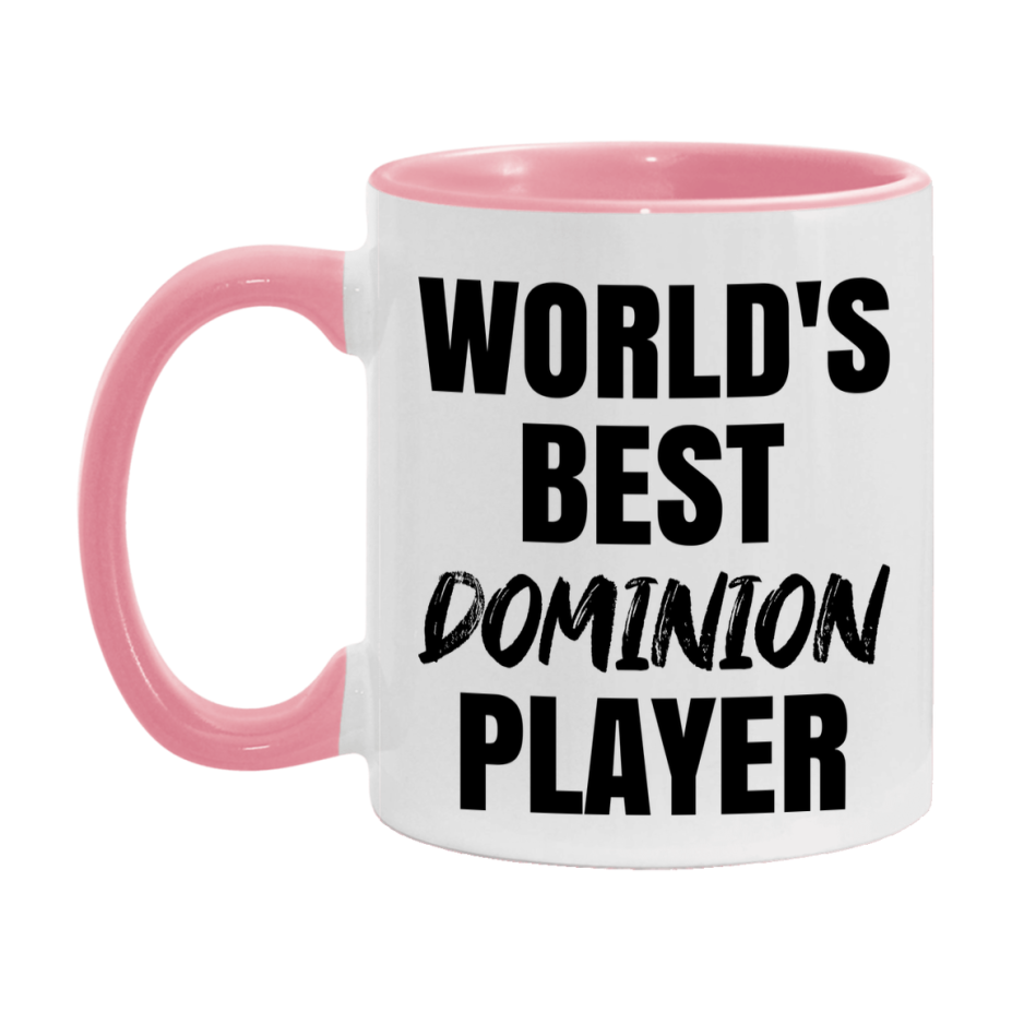 World's Best Dominion Player Mug, Funny Game Board Gift, 11Oz Or 15Oz White Ceramic Mug