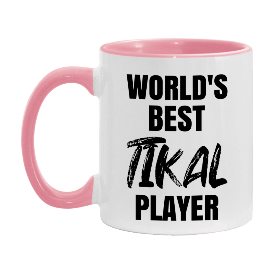 World's Best Tikal Player Mug, Funny Game Board Gift, 11Oz Or 15Oz White Ceramic Mug