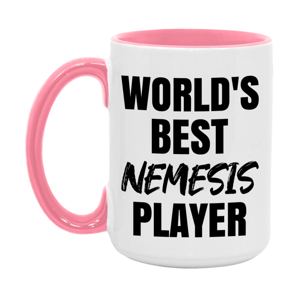 World's Best Nemesis Player Mug, Funny Game Board Gift, 11Oz Or 15Oz White Ceramic Mug