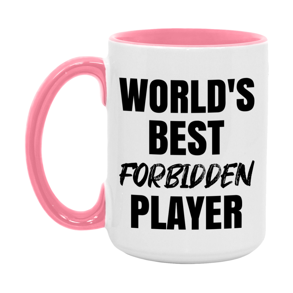 World's Best Forbidden Player Mug, Funny Game Board Gift, 11Oz Or 15Oz White Ceramic Mug