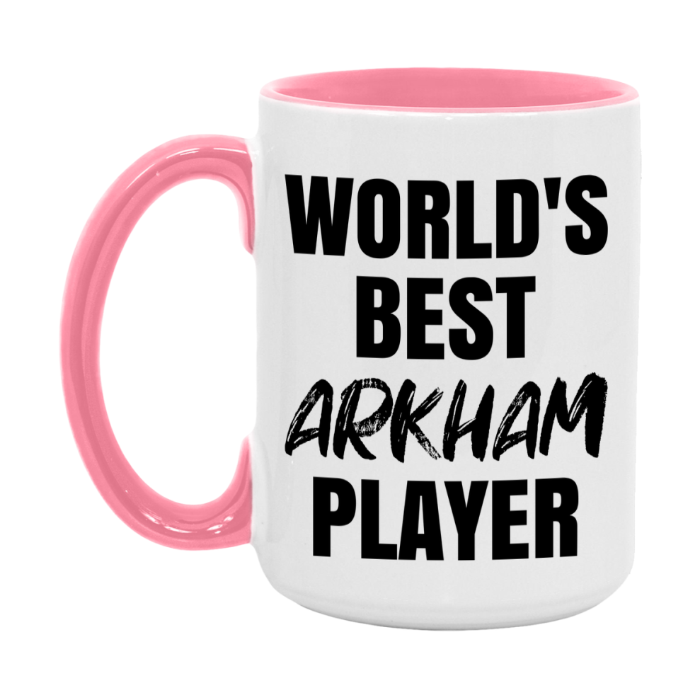 World's Best Arkham Player Mug, Funny Game Board Gift, 11Oz Or 15Oz White Ceramic Mug