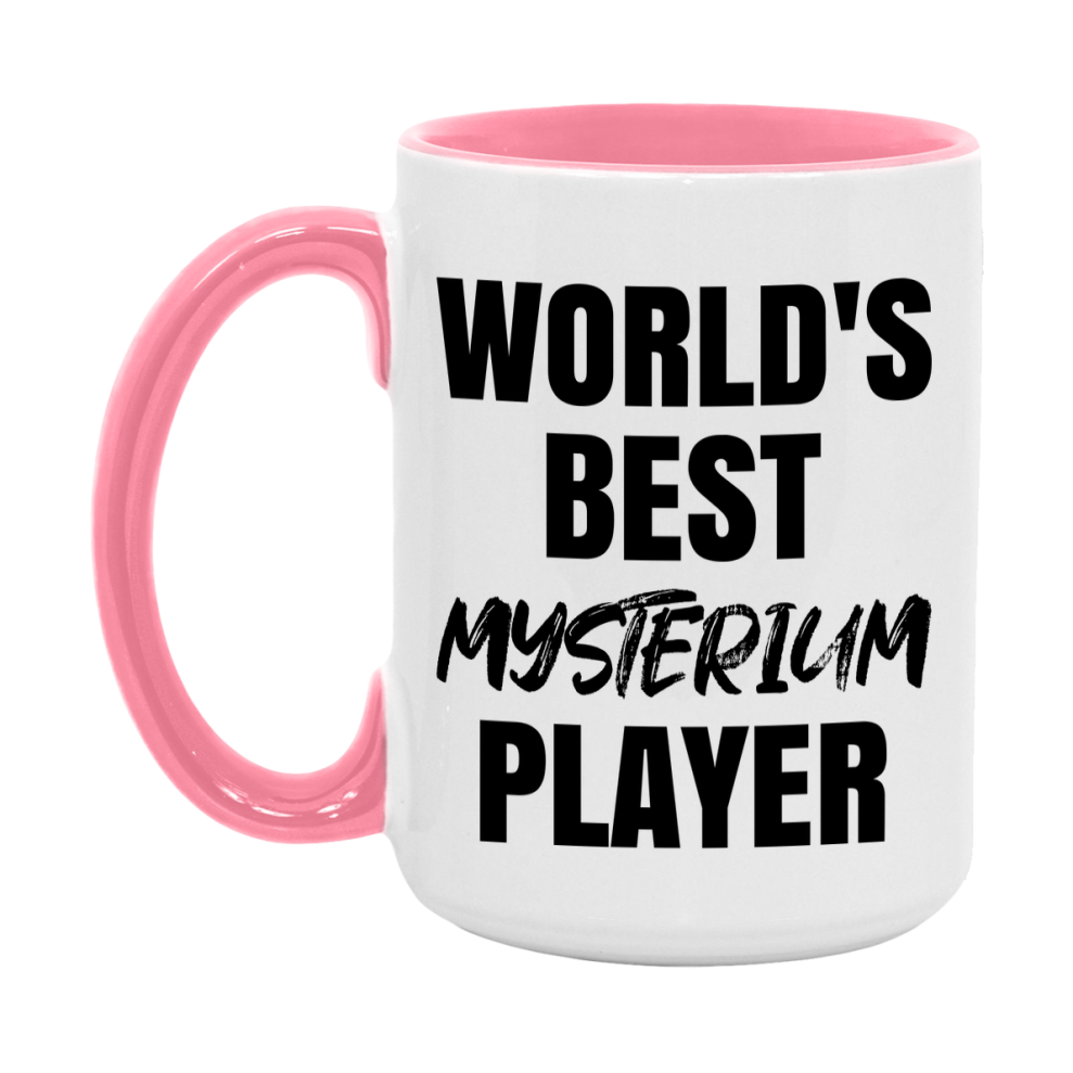 World's Best Mysterium Player Mug, Funny Game Board Gift, 11Oz Or 15Oz White Ceramic Mug