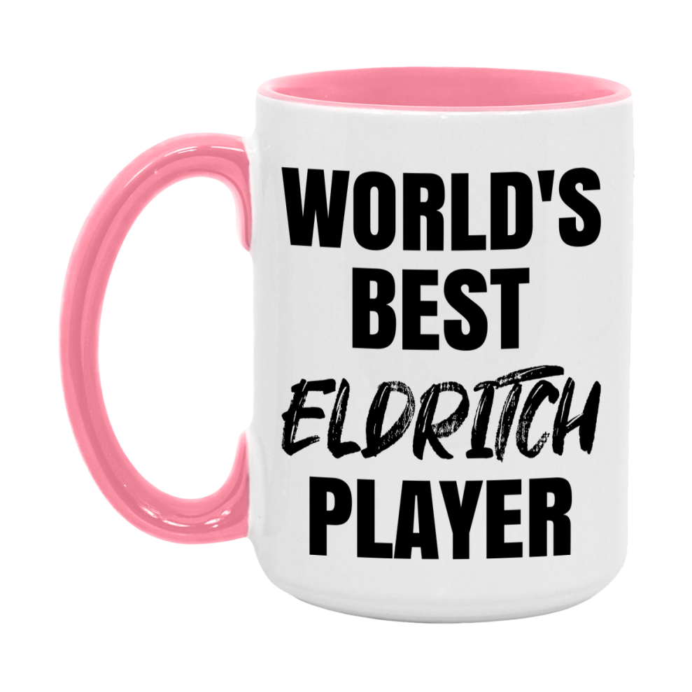 World's Best Eldritch Player Mug, Funny Game Board Gift, 11Oz Or 15Oz White Ceramic Mug