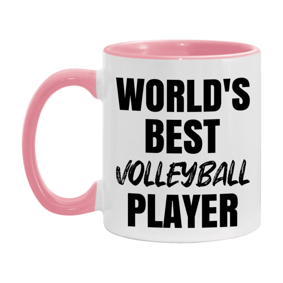 World's Best Volleyball Player Mug, Double-Sided 11Oz Or 15Oz Coffee Cup