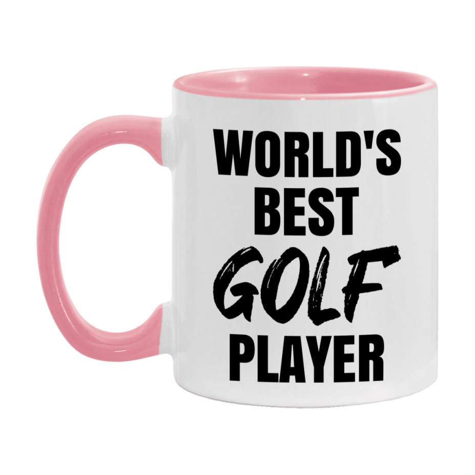 World's Best Golf Player Mug, Double-Sided 11Oz Or 15Oz Coffee Cup
