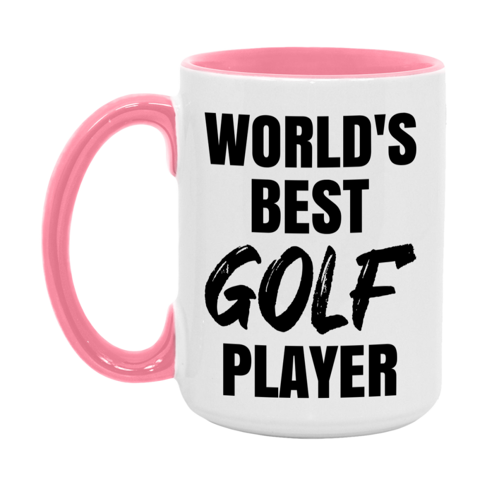 World's Best Golf Player Mug, Double-Sided 11Oz Or 15Oz Coffee Cup