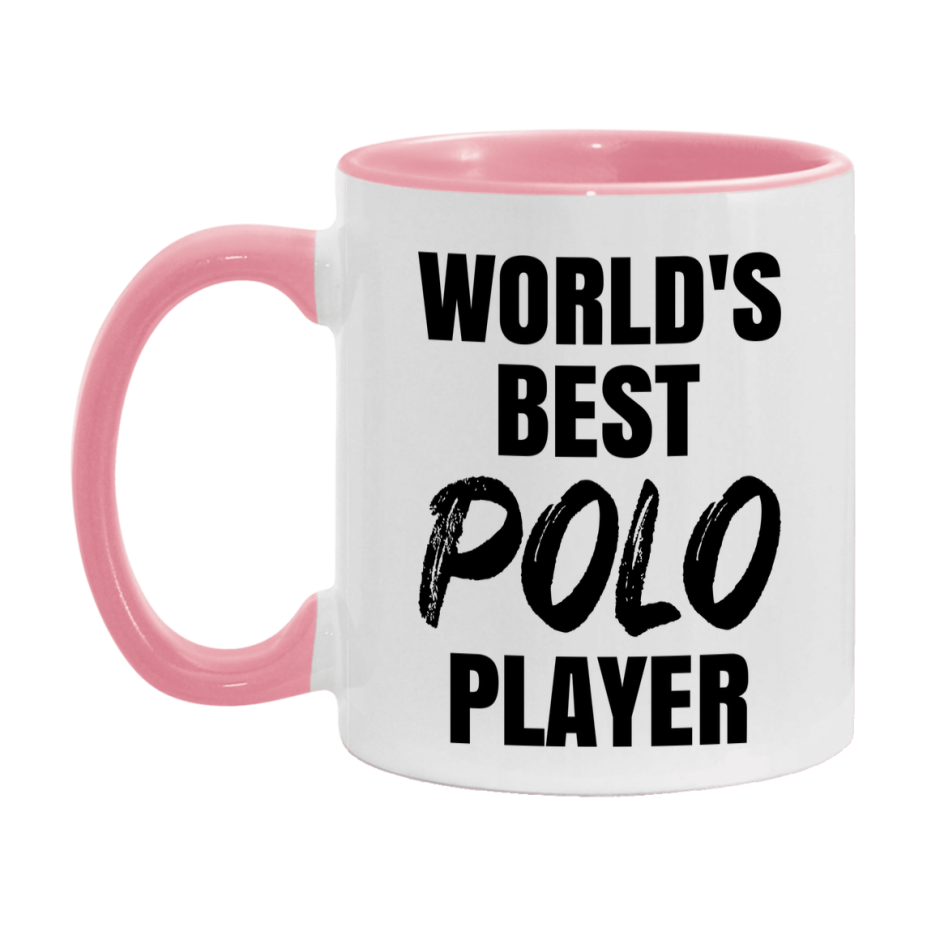 World's Best Polo Player Mug, Double-Sided 11Oz Or 15Oz Coffee Cup