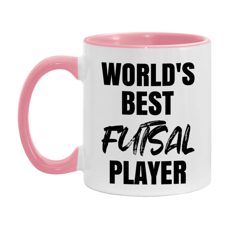 World's Best Futsal Player Mug, Double-Sided 11Oz Or 15Oz Coffee Cup