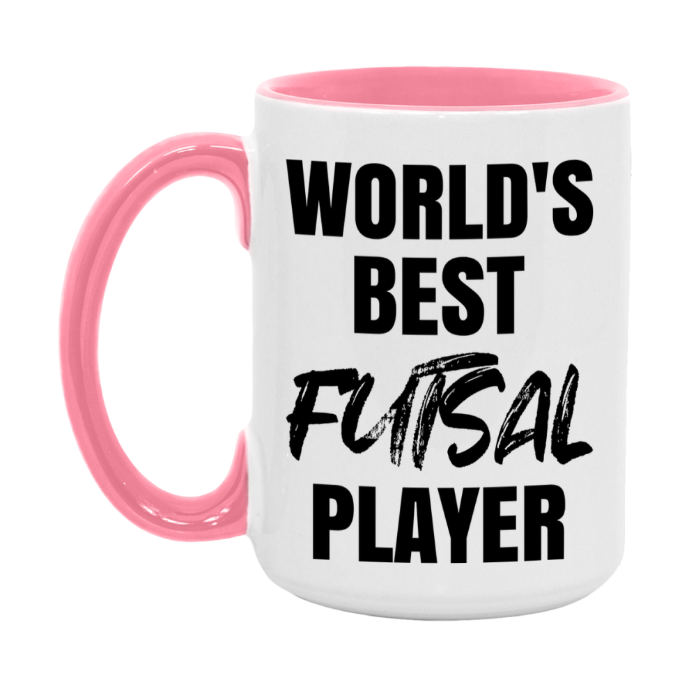 World's Best Futsal Player Mug, Double-Sided 11Oz Or 15Oz Coffee Cup