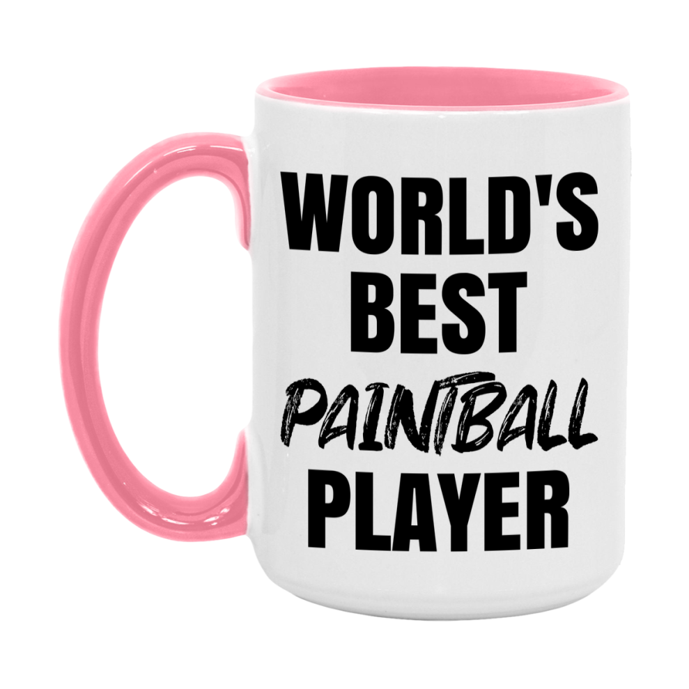 World's Best Paintball Player Mug, Double-Sided 11Oz Or 15Oz Coffee Cup