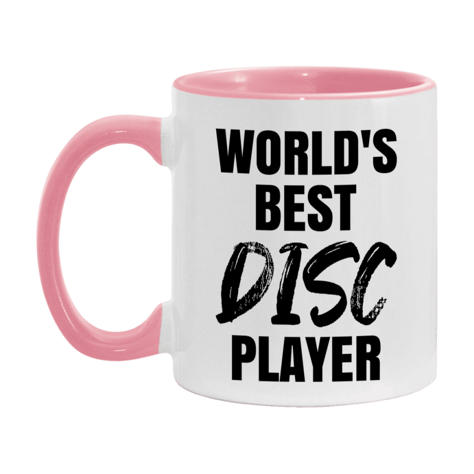 World's Best Disc Player Mug, Double-Sided 11Oz Or 15Oz Coffee Cup