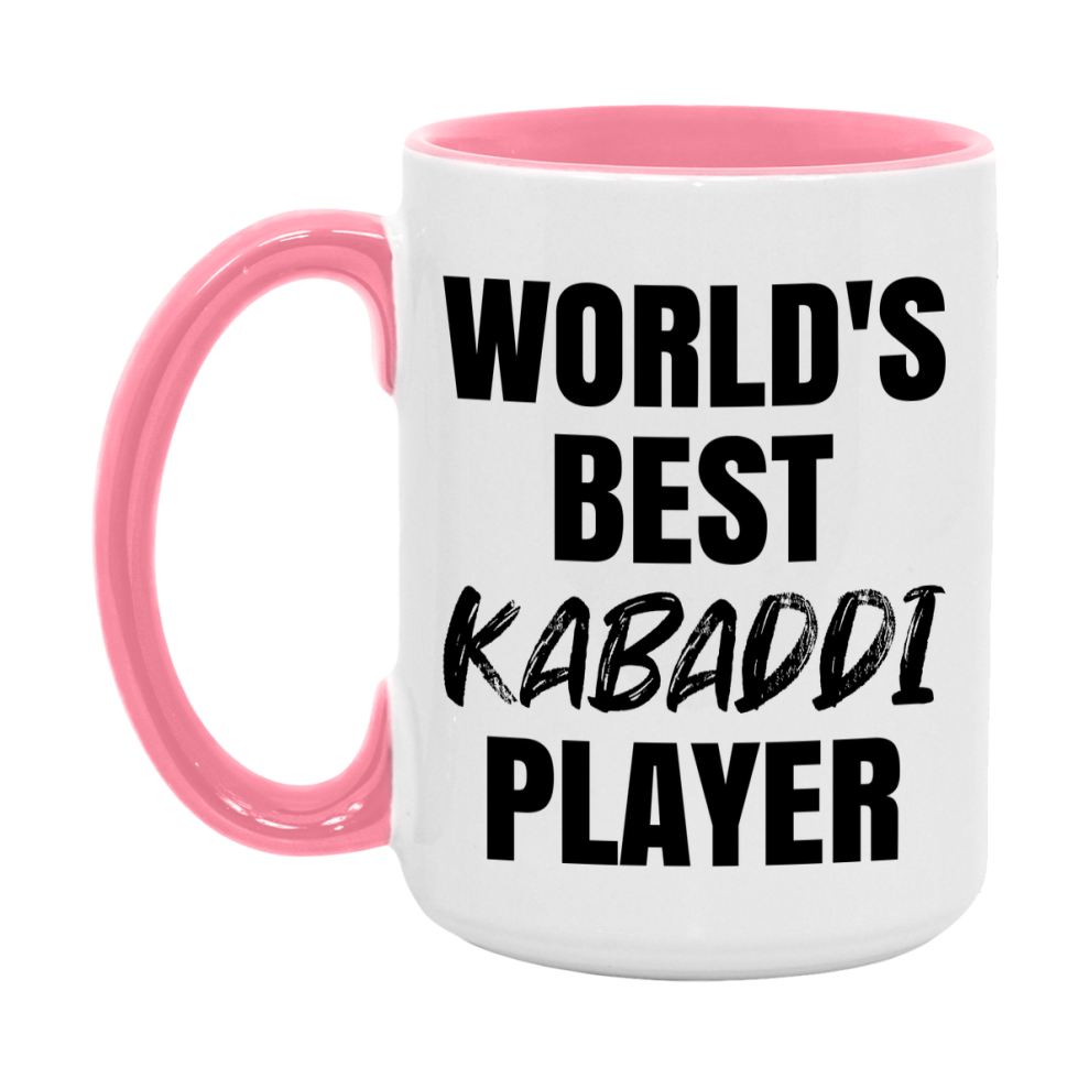 World's Best Kabaddi Player Mug, Double-Sided 11Oz Or 15Oz Coffee Cup
