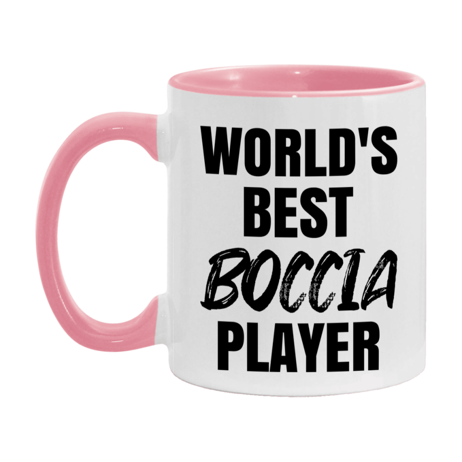World's Best Boccia Player Mug, Double-Sided 11Oz Or 15Oz Coffee Cup