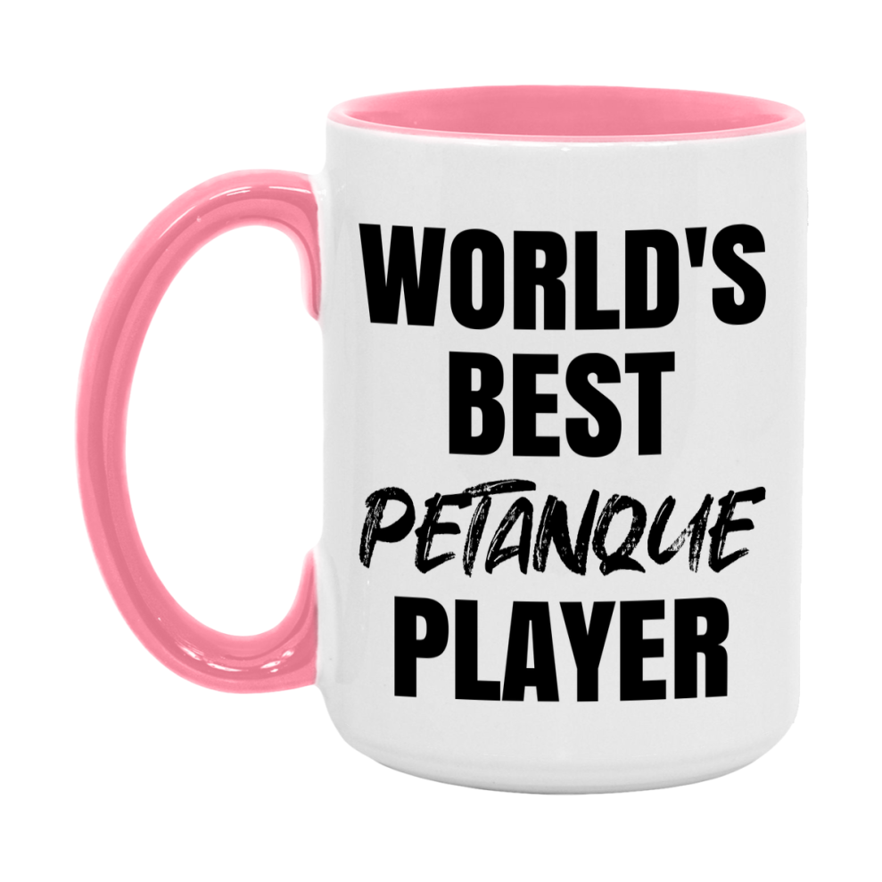 World's Best Petanque Player Mug, Double-Sided 11Oz Or 15Oz Coffee Cup