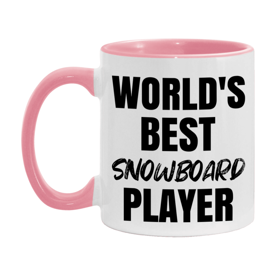 World's Best Snowboard Player Mug, Double-Sided 11Oz Or 15Oz Coffee Cup