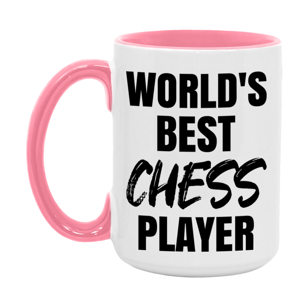 World's Best Chess Player Mug, Double-Sided 11Oz Or 15Oz Coffee Cup