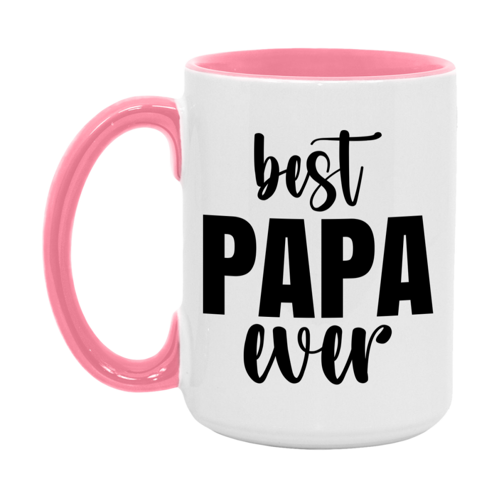 Best Papa Ever Mug, Father’s Day Gift, 11Oz Or 15Oz Ceramic Coffee Mug