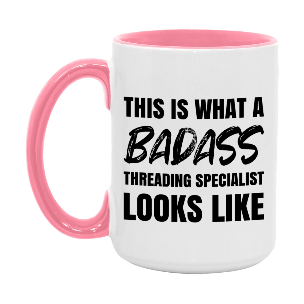 Threading Specialist Gifts For Women, Threading Specialist 11Oz Or 15Oz Ceramic Coffee Mug, Funny Novelty Gift For Threading Specialist