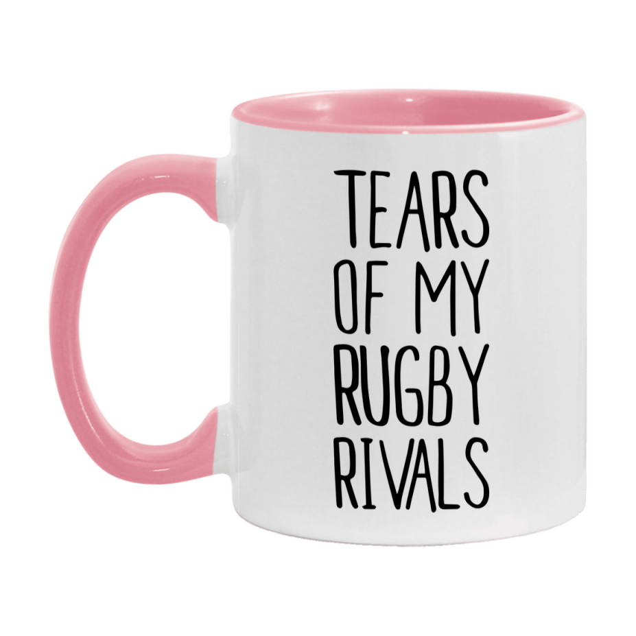 Funny Rugby Mug, Tears Of My Rugby Rivals, 11Oz Or 15Oz Coffee Cup
