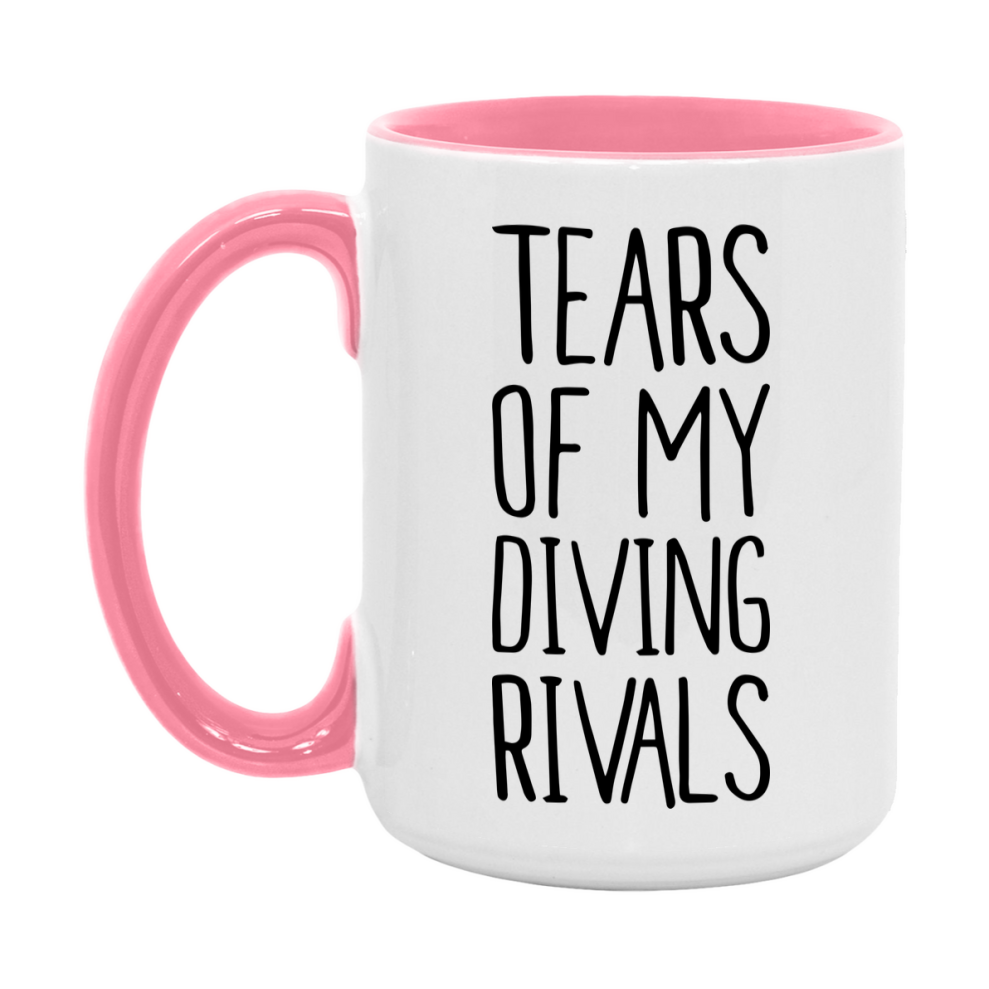 Funny Diving Mug, Tears Of My Diving Rivals, 11Oz Or 15Oz Coffee Cup